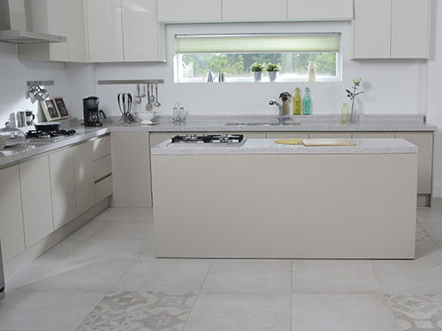 A modern kitchen installed